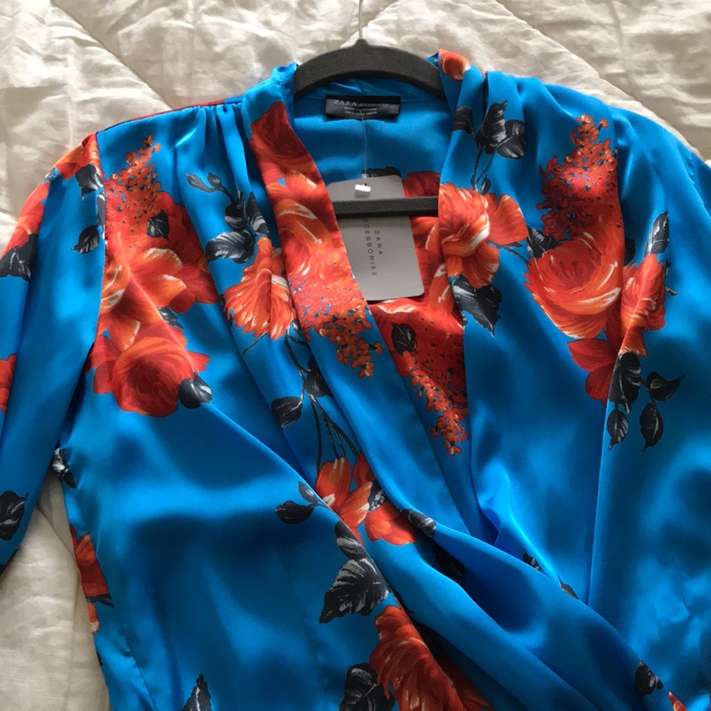 Zara floral bodysuit